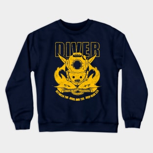 Blue & Gold Diver Crewneck Sweatshirt